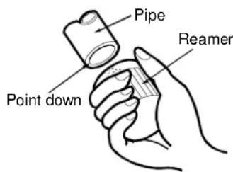 Pipe Reamer Point down