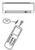 Maxicool Luna LMD-AE-18HDI - Handling the remote controller - 1