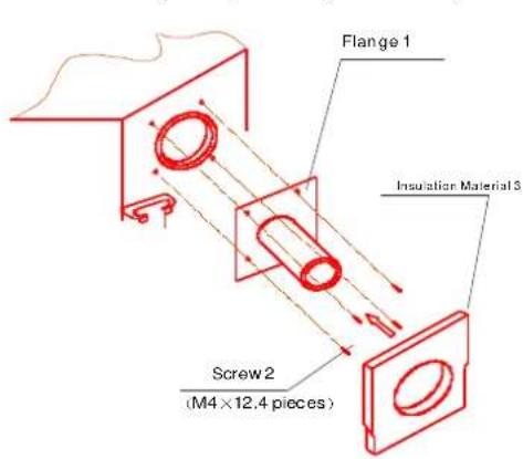 MIDEA MCA30HRN1 - Installation of Flange and duc - 7