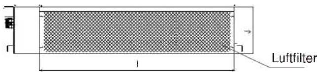 MIDEA 5M-105K - Position der Aufhängeschrauben - 2