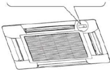 MITSUBISHI RCN-E1R - KONTROLLANZEIGE, DRAHTLOSE FERNBEDIENUNG - 3
