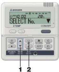 A. SICEMA 0:AM 10:00 28- SELECT No. TEMP ON/OFF 1 2