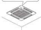 MITSUBISHI FDEN50VF - BEI SCHNELLEM BLINKEN ( 0.5 Sekundien U.S.H., 0.5 Sekundien aus. ) DER TIMER/CHECK-KONTROLLLAMPE (GELB) - 2