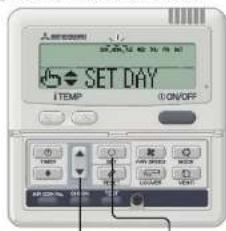 MITSUBISHI FDEN50VF - WOCHEN-TIMER-EINSTELLUNG - 1