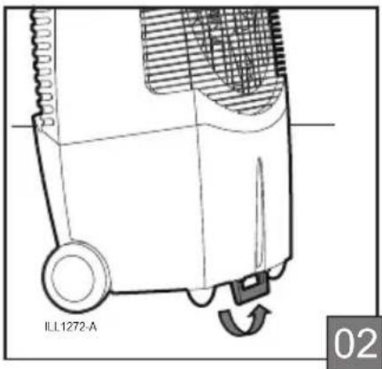 Convair ClimateWizard - Flip-out Foot - 1