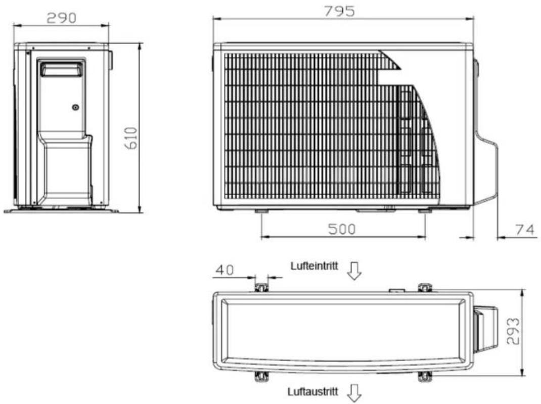 AIRWELL Florida FLO DC Inverter - Außenteil: GC 18 DC INV - 1