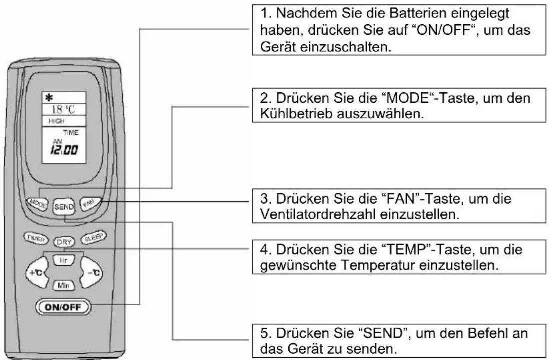AIRWELL AELY 9 - FERNBEDIENUNG, KÜHLUNG - 1