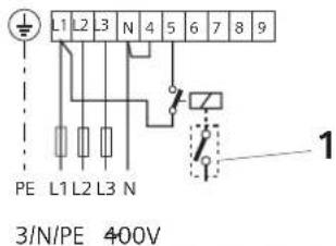 L1 L2 L3 N 4 5 6 7 8 9 PE L1 L2 L3 N 3/N/PE 400V 1