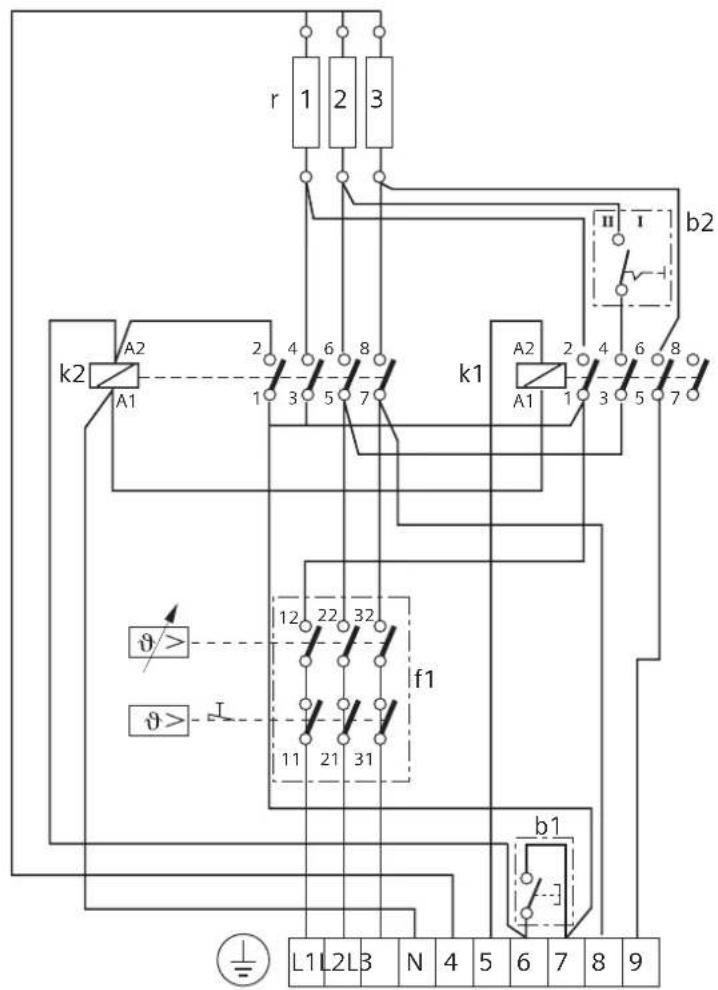 r 1 2 3 k2 A2 2 4 6 8 k1 A2 2 4 6 8 A1 1 3 5 7 A1 1 3 5 7 b2 Ⅱ I θ > 12 22 32 f1 θ > 11 21 31 b1 L1 L2 L3 N 4 5 6 7 8 9