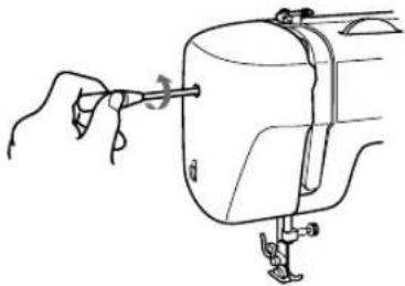 BROTHER RS-35 - Die Glühbirne auswechseln - 2