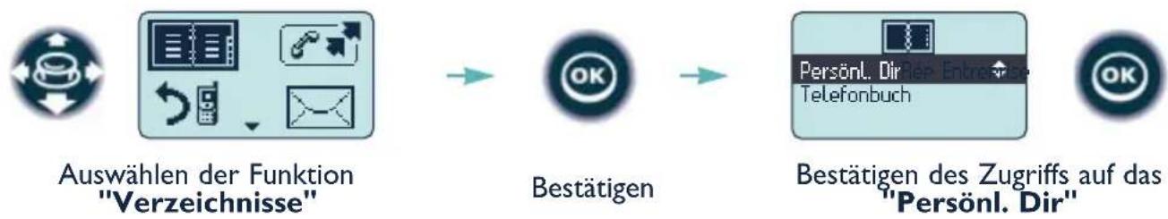 ALCATEL Mobile Reflexes - Anruf über Ihr persönliches Verzeichnis - 2