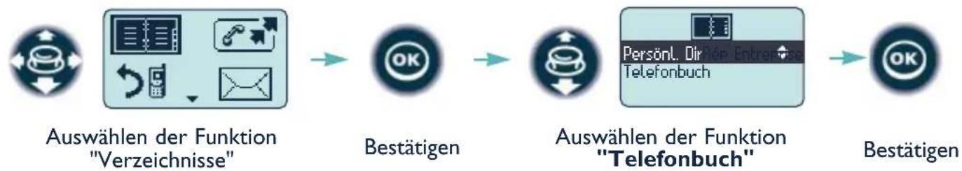 ALCATEL Mobile Reflexes - 4. Anrufen Ihres Gesprächspartners über seinen Namen (Telefonbuch des Unternehmens) - 2