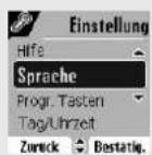 SAGEM D85C - Sprache ändern - 1