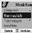 SAGEM D85C - Vertraulicher Modus (Mikrofon stumm) - 1