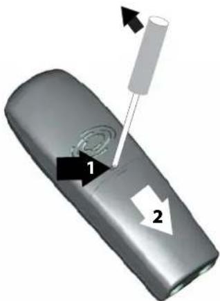 SAGEM D85C - Akkus wechseln - 1