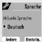 SAGEM D85C - Sprache ändern - 2