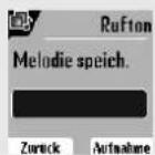 SAGEM D85C - Aufnahme eines persönlichen Klingeltons - 3