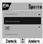 SAGEM D85C - Anlegen, Ändern oder Löschen einer gesperrten Vorwahl - 2