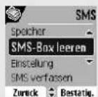 SAGEM D85C - SMS Ordner entleeren - 2
