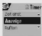 SAGEM D85C - Countdown-Anzeige einblenden oder ausblenden - 1