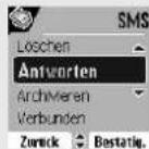 SAGEM D85C - Nachrichtenverwaltung nach dem Lesen - 1