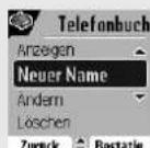 SAGEM D85C - Einen Eintrag hinzufügen - 5
