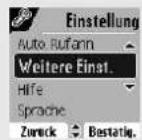 SAGEM D85C - EINSTELLUNGEN - 1