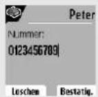 SAGEM D85C - Eintrag ändern - 5