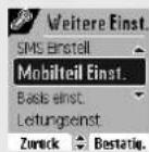 SAGEM D85C - Bevorzugte Basis ändern - 1