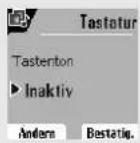 SAGEM D85C - Pieptöne aktivieren oder deaktivieren - 2