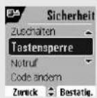 SAGEM D85C - Tastatur sperren / entsperren - 4
