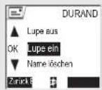 SAGEM D70V - Lupe aktivieren oder deaktivieren - 1