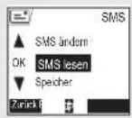 SAGEM D70V - Nachricht lesen - 1