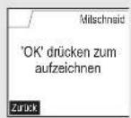 SAGEM D70V - Gespräch aufzeichnen (Modell mit Anrufbeantworter) - 3