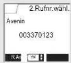 SAGEM D70V - Während des Gesprächs - 1