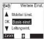 SAGEM D70V - Basis zurücksetzen - 1