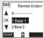 SAGEM D70V - Basis umbenennen - 3