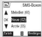 SAGEM D70V - Nachricht lesen - 2