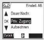 SAGEM D70V - Privilegierter Zugriff - 1