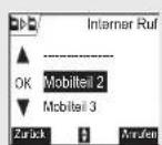 SAGEM D70V - Kommunikation zwischen 2 Mobilteilen - 3