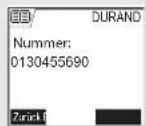 SAGEM D70V - Rufnummer ins Telefonbuch eintragen - 5