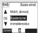 SAGEM D70C - Basis umbenennen - 2
