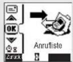 SAGEM D70C - ANRUFLISTE - 2