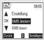 SAGEM D70C - Änderungen durchführen - 2