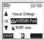 SAGEM D70C - Schnellsuche durchführen - 1
