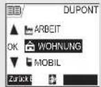 SAGEM D70C - Rufnummer ins Telefonbuch eintragen - 6