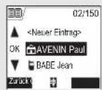 SAGEM D70C - Im Telefonbuch nachschlagen - 3