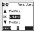 SAGEM D70C - Wählen Sie: - 1