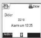 SAGEM D70C - Geburtstags- oder Kalenderalarm abfragen - 3