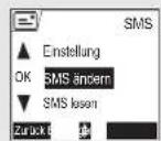 SAGEM D70C - SMS senden - 1